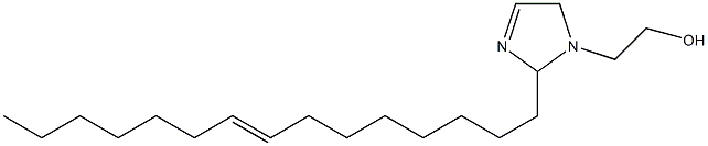 2-(8-Pentadecenyl)-3-imidazoline-1-ethanol Struktur