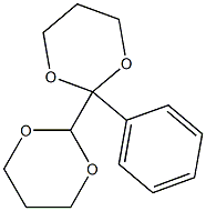 2-(1,3-Dioxan-2-yl)-2-phenyl-1,3-dioxane Struktur