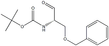 (S)-2-(tert-Butoxycarbonylamino)-3-(benzyloxy)propionaldehyde Struktur