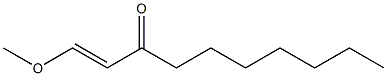 1-Methoxy-1-decen-3-one Struktur