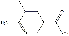 2,4-Dimethylglutaramide Struktur