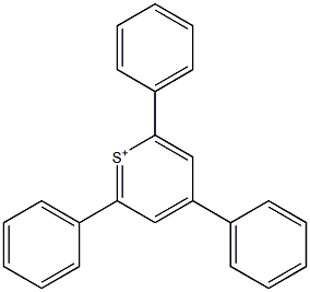 2,4,6-Triphenylthiopyrylium Struktur