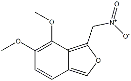 1-(Nitromethyl)-6,7-dimethoxyisobenzofuran Struktur