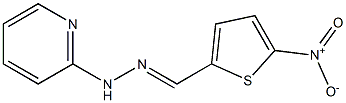 5-Nitro-2-[(2-pyridylamino)iminomethyl]thiophene Struktur