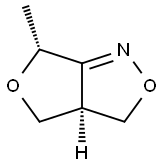 (3aR,6R)-6-Methyl-3a,4-dihydro-3H,6H-furo[3,4-c]isoxazole Struktur