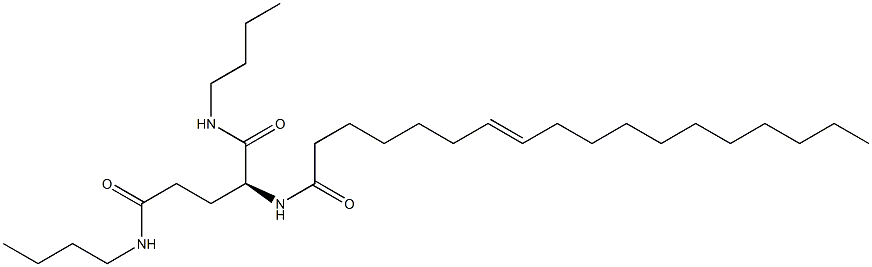 N2-(7-Octadecenoyl)-N1,N5-dibutylglutaminamide Struktur