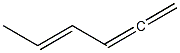 (E)-1,2,4-Hexatriene Struktur