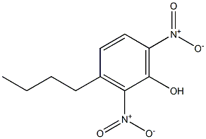 3-Butyl-2,6-dinitrophenol Struktur