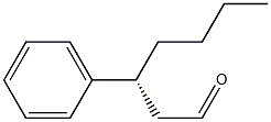 (R)-3-Phenylheptanal Struktur