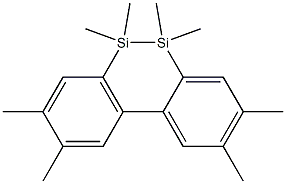 9,10-Dihydro-2,3,6,7,9,9,10,10-octamethyl-9,10-disilaphenanthrene Struktur