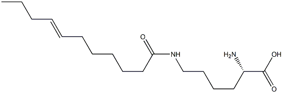 N6-(7-Undecenoyl)lysine Struktur