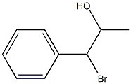 1-Bromo-1-phenylpropan-2-ol Struktur