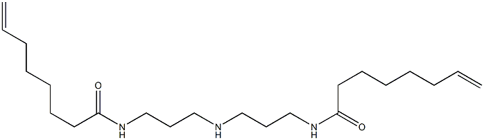 N,N'-[Iminobis(3,1-propanediyl)]bis(7-octenamide) Struktur