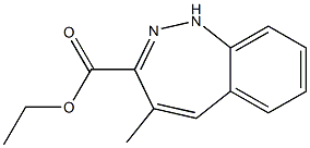 4-Methyl-1H-1,2-benzodiazepine-3-carboxylic acid ethyl ester Struktur