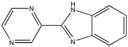 2-(Pyrazine-2-yl)-1H-benzoimidazole Struktur