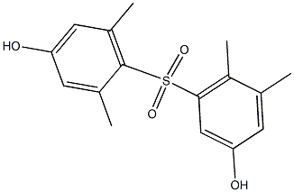 3,4'-Dihydroxy-2',5,6,6'-tetramethyl[sulfonylbisbenzene] Struktur