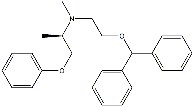 (2R)-N-[2-(Diphenylmethoxy)ethyl]-N-methyl-1-phenoxy-2-propanamine Struktur