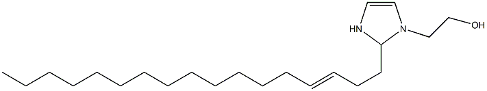 2-(3-Heptadecenyl)-4-imidazoline-1-ethanol Struktur