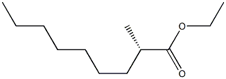 [S,(+)]-2-Methylnonanoic acid ethyl ester Struktur