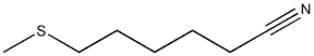6-(Methylthio)hexanenitrile Struktur