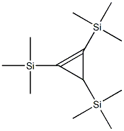 1,2,3-Tris(trimethylsilyl)cyclopropene Struktur