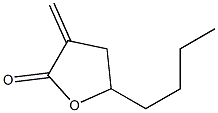 3-Methylene-5-butyltetrahydrofuran-2-one Struktur