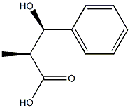 (2S,3R)-2-Methyl-3-hydroxy-3-phenylpropionic acid Struktur