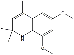 2,2,4-Trimethyl-6,8-dimethoxy-1,2-dihydroquinoline Struktur