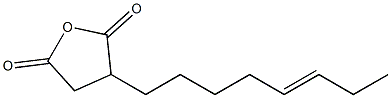 3,4-Dihydro-3-(5-octenyl)-2,5-furandione Struktur