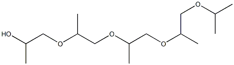 Tetrapropylene glycol monoisopropyl ether Struktur