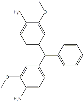 4,4'-Benzylidenebis(2-methoxyaniline) Struktur