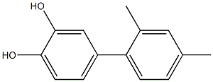 4-(2,4-Dimethylphenyl)benzene-1,2-diol Struktur