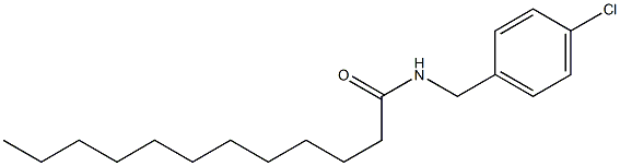 N-(4-Chlorobenzyl)dodecanamide Struktur