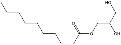 (2S)-1-O-Decanoylglycerol Struktur