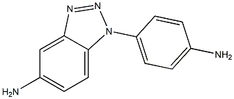 1-(4-Aminophenyl)-5-amino-1H-benzotriazole Struktur