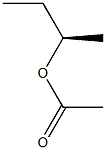 (-)-Acetic acid (R)-sec-butyl ester Struktur