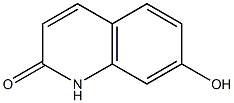 7-Hydroxy-1,2-dihydroquinoline-2-one Struktur