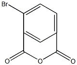 4-Bromoisophthalic anhydride Struktur