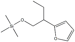 2-[1-(Trimethylsilyloxymethyl)propyl]furan Struktur