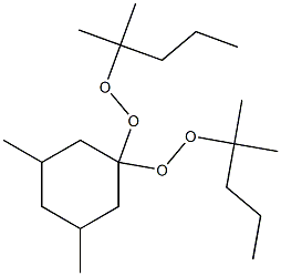 3,5-Dimethyl-1,1-bis(1,1-dimethylbutylperoxy)cyclohexane Struktur