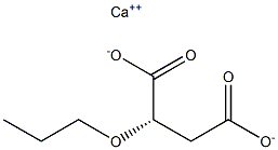 [S,(-)]-2-Propoxysuccinic acid calcium salt Struktur