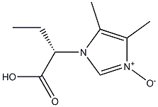 3-[(S)-1-Carboxypropyl]-4,5-dimethyl-3H-imidazole 1-oxide Struktur