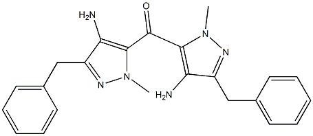 Phenyl(4-amino-1,3-dimethyl-1H-pyrazol-5-yl) ketone Struktur