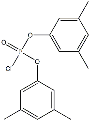 Chlorophosphonic acid=bis(3,5-xylyl) ester Struktur