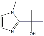 2-(1-Hydroxy-1-methylethyl)-1-methyl-1H-imidazole Struktur