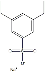 3,5-Diethylbenzenesulfonic acid sodium salt Struktur