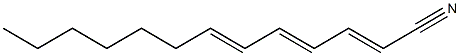 2,4,6-Tridecatrienenitrile Struktur