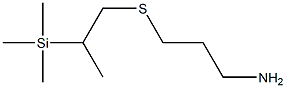 3-[(2-Trimethylsilylpropyl)thio]-1-propanamine Struktur