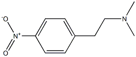 2-(4-Nitrophenyl)-N,N-dimethylethanamine Struktur