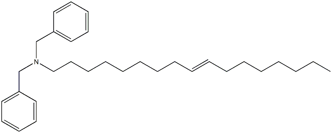 (9-Heptadecenyl)dibenzylamine Struktur